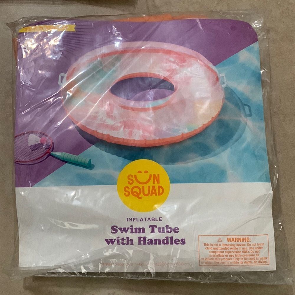 3for$20 NWT Swim tube  33 inch diameter with handles